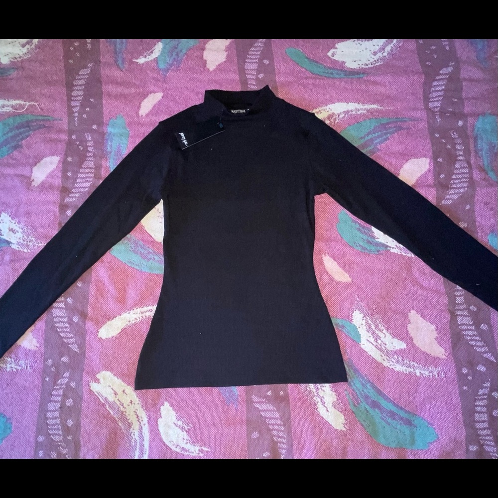 Black turtleneck